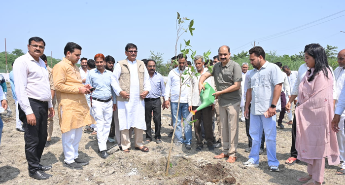 YEIDA: Tree plantation program held